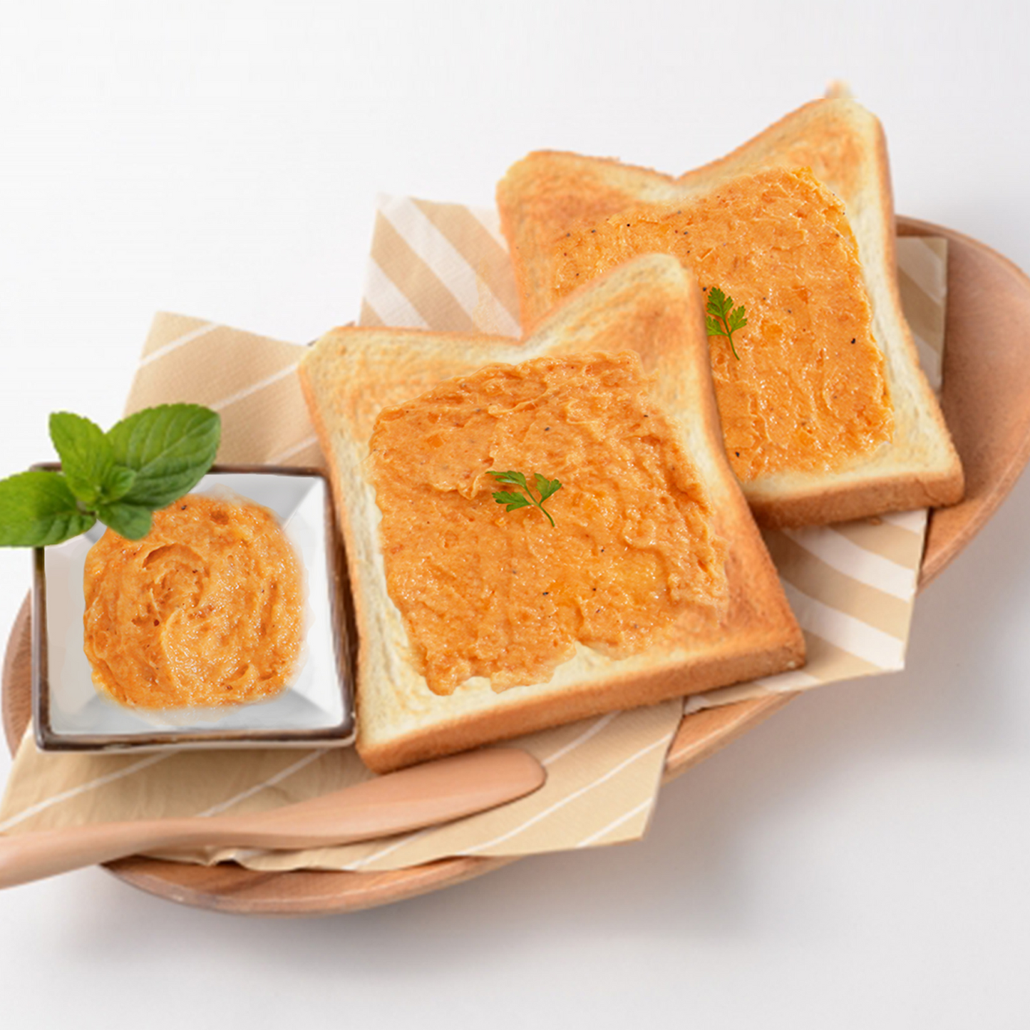 うにとチーズの和風ディップ
