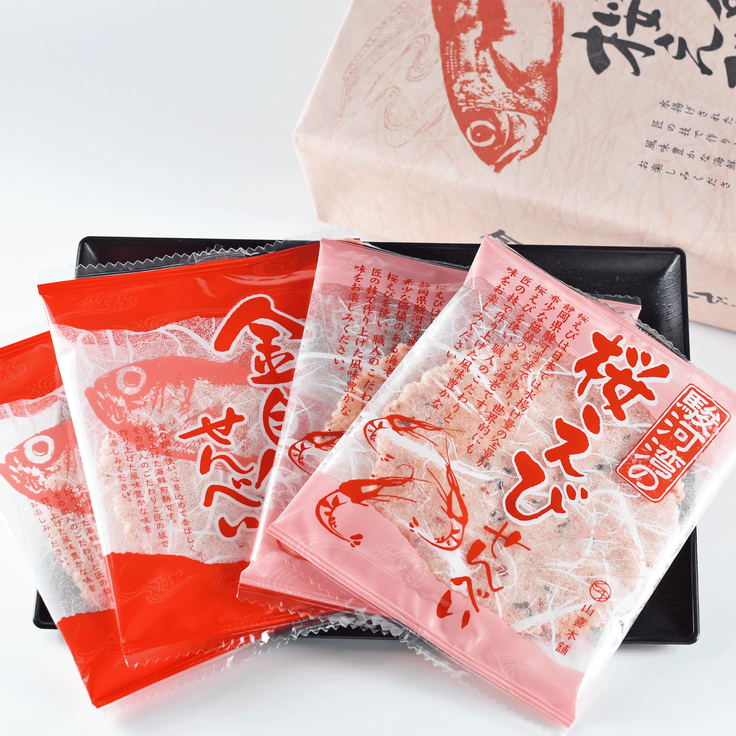 静岡の二大宝/金目鯛と桜えびせんべい
