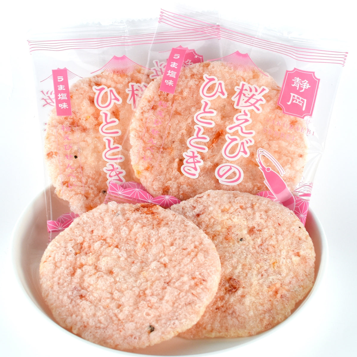 桜えびのひととき 中身 個包装のおせんべい